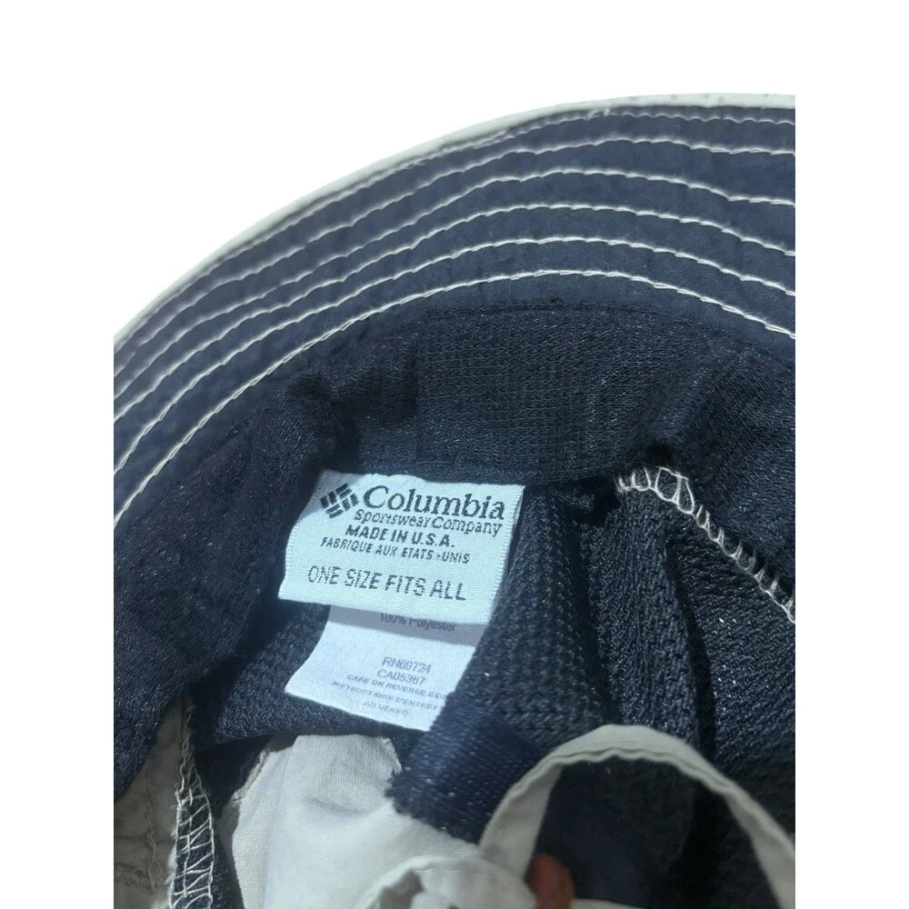 Columbia Boonie Hat OSFA Beige Mesh Wide Brim Outdoor Sun Hiking